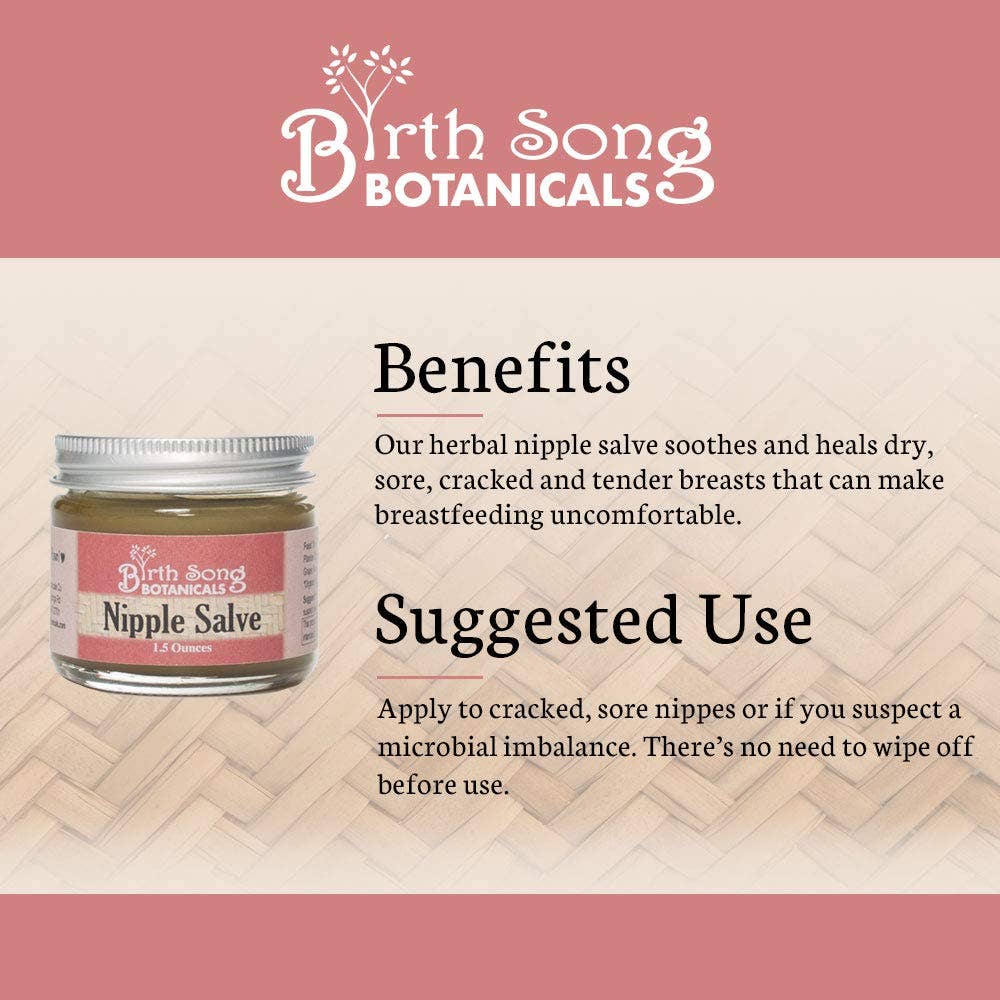Birth Song Botanicals Co. - Wholesale Tepelcrème - Zwangerschap - Kruidenzalf voor tepelpijn bij borstvoeding en kolven7