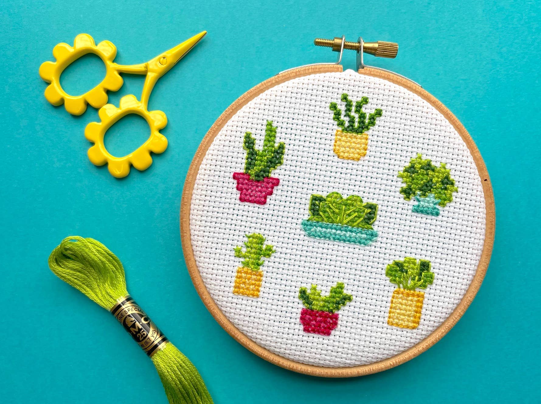 Spot Colors - Wholesale Embroidery/Cross Stitch Supplies - Plant Life Counted Cross Stitch DIY KIT1