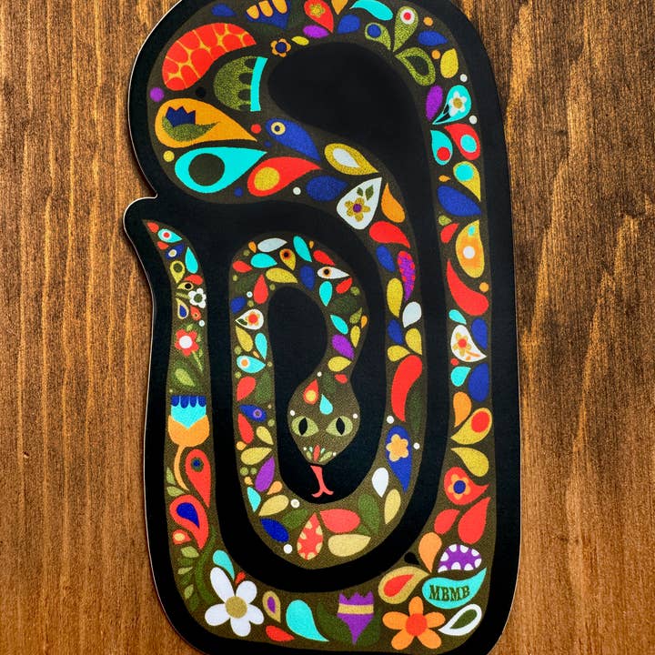 MBMB - Wholesale Sticker - Scandi Snake- weatherproof sticker