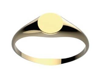 Zahav Jewelry – wholesale Signetring – 14 k massivt guld | Signetring | Läcker ring | 14 k massivt guldring | Storlek 3 Ring I Guldsmycken I Modesmycken1