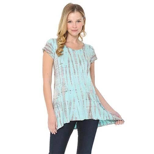 Top morbido in bambù con maniche ad aletta per la vendita all'ingrosso da parte di Dublin Gift Company