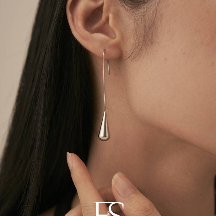 Furano Studio - Wholesale Dangle Earrings - 14K Gold Plated Dainty Water drop earrings4