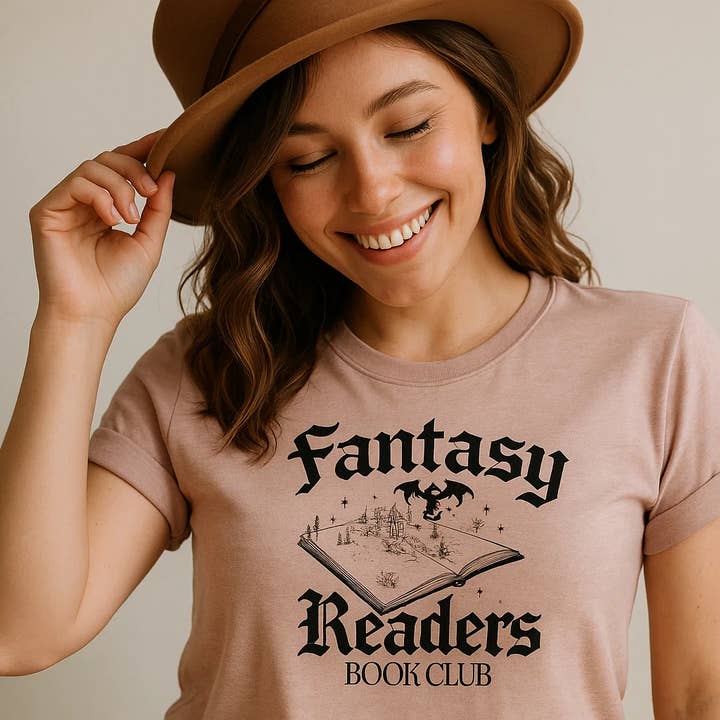 Fantasy Readers Book Club, fantasy tshirt, book tee for wholesale by Soleinspire
