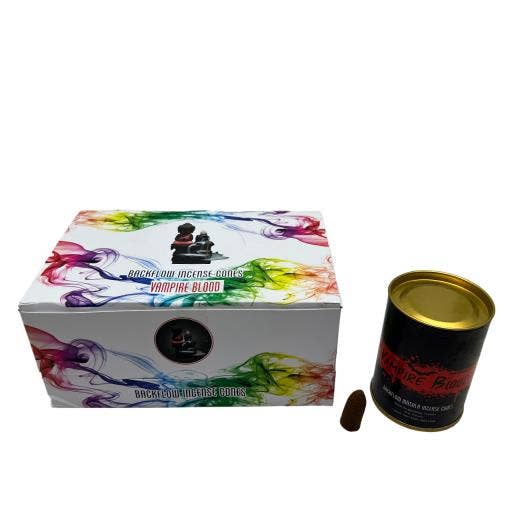International Gifts Ltd. - Wholesale Incense - Goloka Vampire Blood Backflow Incense Cones 144 Pcs 1.5-141