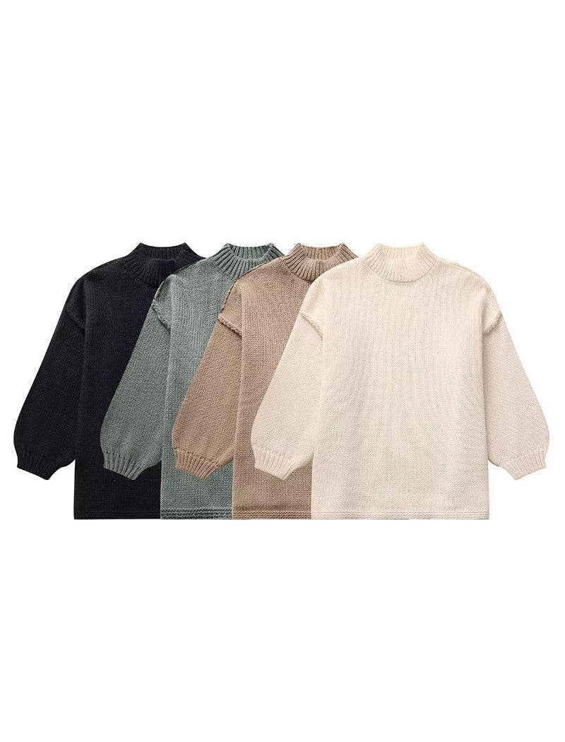 Masyal – wholesale Tunic sweater – Women’s – Oversized Knit Sweater #54