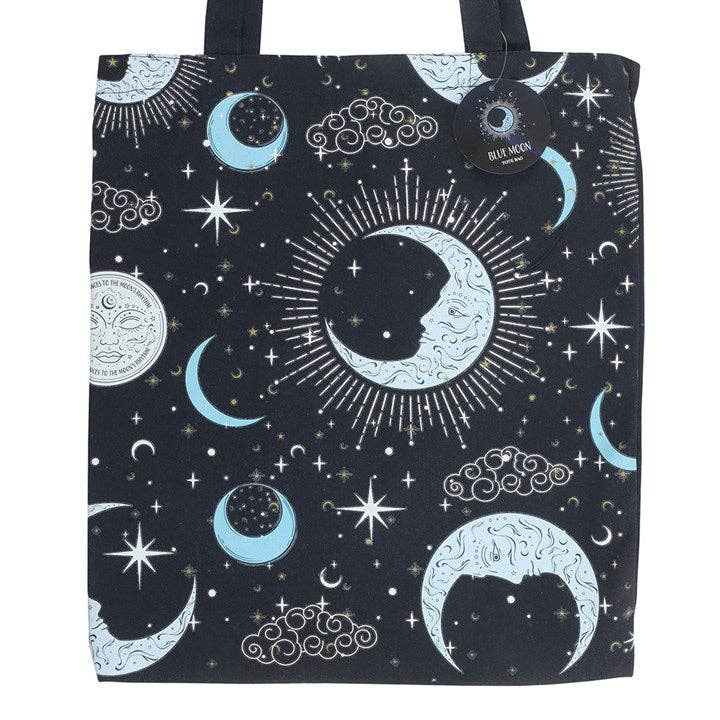 Something Different Wholesale - Wholesale Tote Bag - Women's - Blue Moon Print Tote Bag1