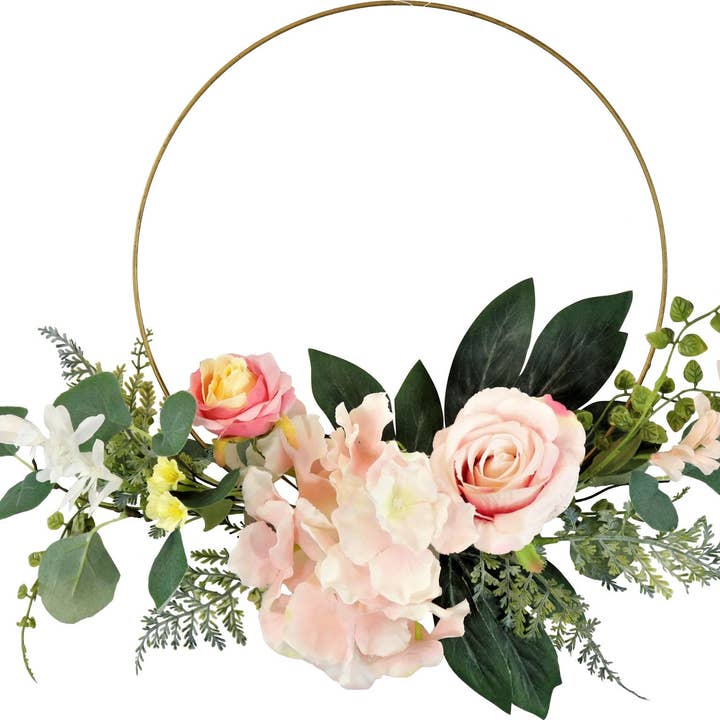 CORONA DECORATIVA ROSA (HOFF2261) per la vendita all'ingrosso da parte di HOFF-INTERIEUR