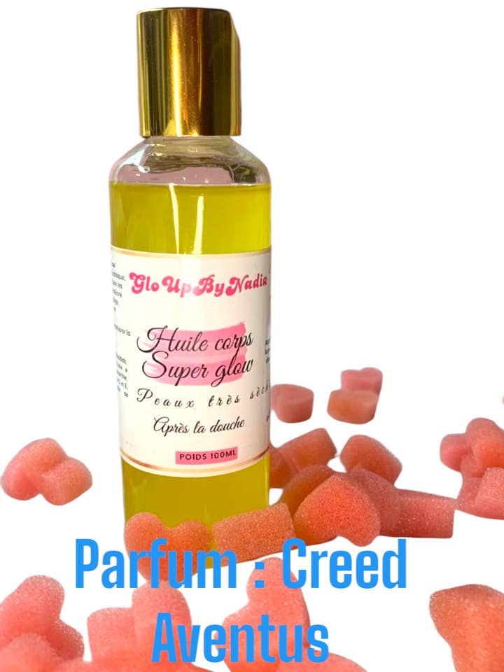 'Super Glow' body oil with hyaluronic acid and collagen for wholesale by Chabinehairstore