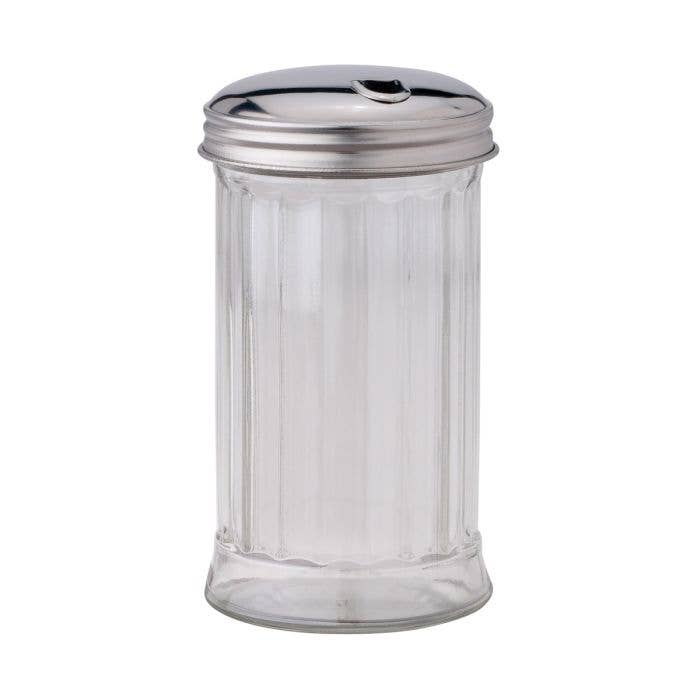 HIC - Harold Import Co. - Wholesale Kitchen Tool/Gadget - HIC Kitchen Sugar Pourer With Lid Flap, Glass, 11oz0