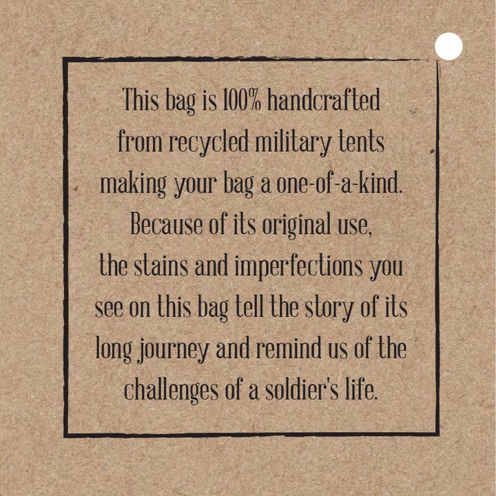 Vintage Addiction - Wholesale Crossbody Bag - Women's - Longhorn Wild West Recycled Tent Small Crossbody