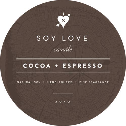 Cocoa + Espresso for wholesale by Soy Love
