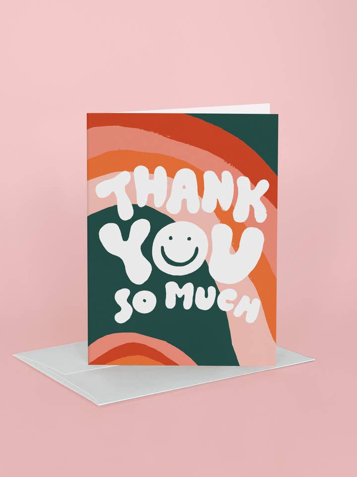 Vågig Tackkort för wholesale av Idlewild Co.