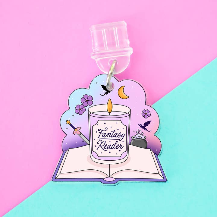 Lecteur de Fantasy Kindle Charm, Charm pour Téléphone, Marchandise de Livre, USB C pour la vente par Momenti di Vita