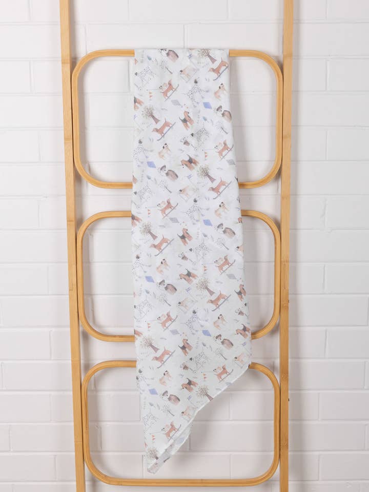 Emotion & Kids - Wholesale Swaddle - Baby - Dogs Day Out Muslin Wrap/Swaddle3