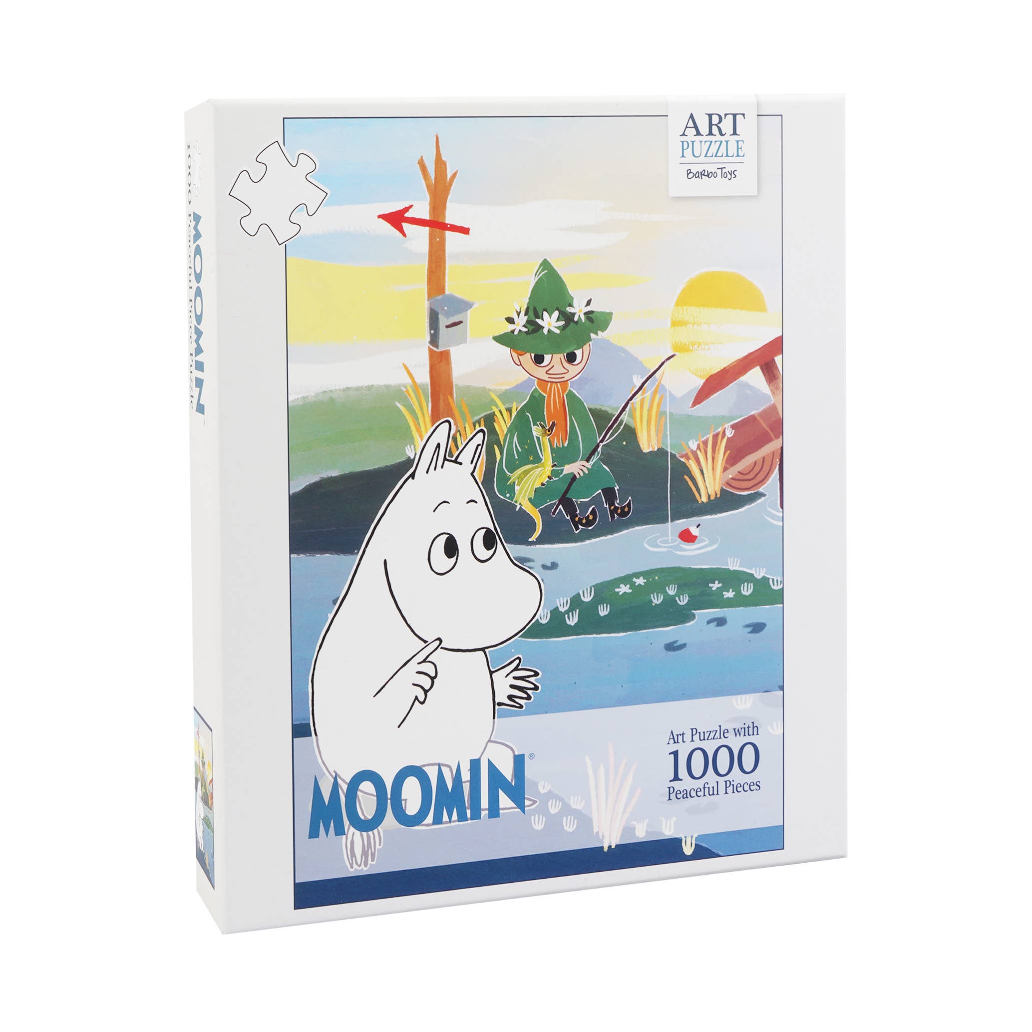 Barbo Toys – wholesale Pussel - Barn – Mumin konstpussel - 1000 bitar - Mumintrollen på bron - 20240