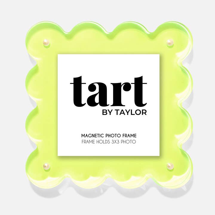 Tart By Taylor - Wholesale Picture Frame - Neon Lime Mini Acrylic Picture Frame0