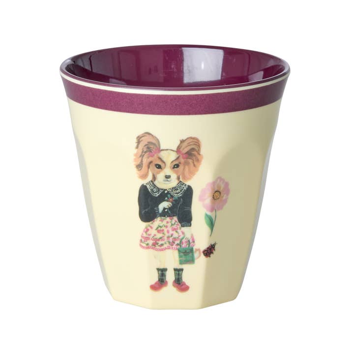 RicebyRice - Wholesale Drinking Glass/Cup - Set of 6 Medium Melamine Cups with Nathalie Lété Print - 8.4oz per cup - PRE ORDER NOW; SHIPS IN EARLY APRIL
