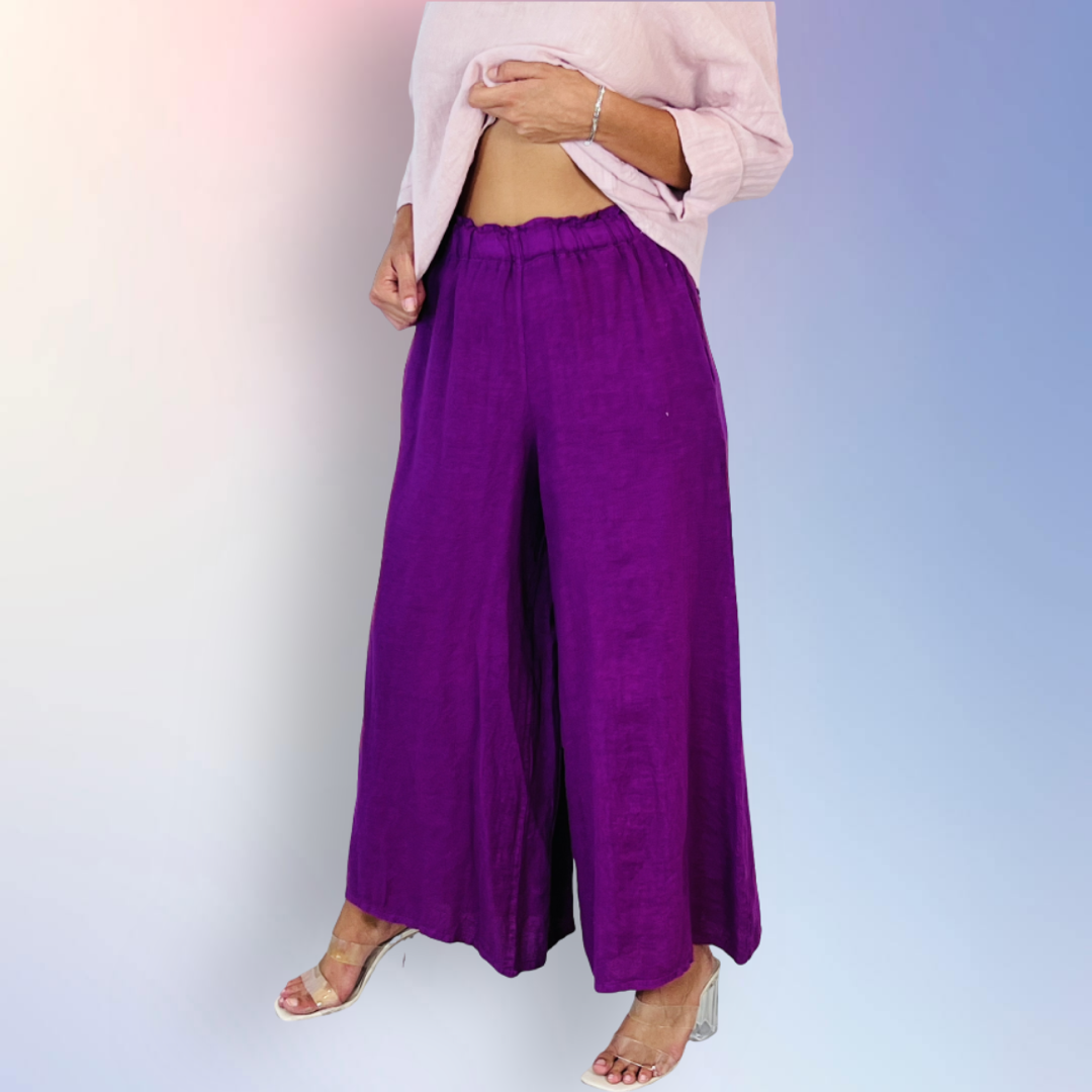 Linen & More - Wholesale Pants - Women's - REF 2342 100% LINEN PANTS2