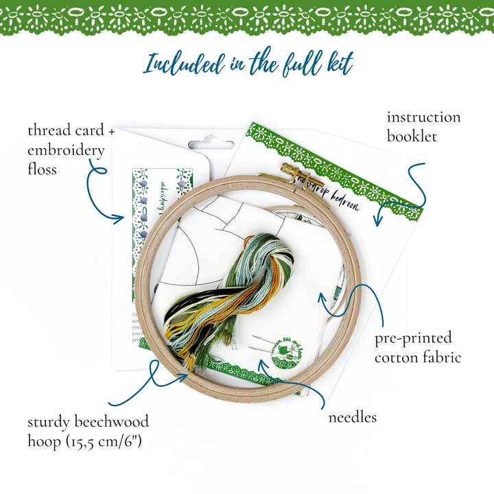 Cream Tea and Lace – Engroshandel Broderitilbehør – broderisæt vintergæk soveværelse, interiørdesign moderne bøjlekunst4