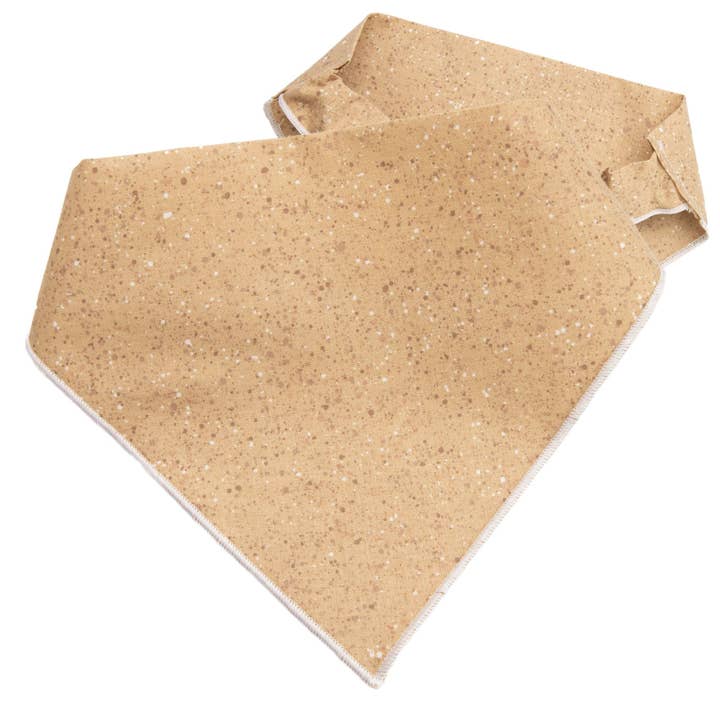Sand Speckle Scrunchie Dog Bandana for wholesale by Life for Pawz