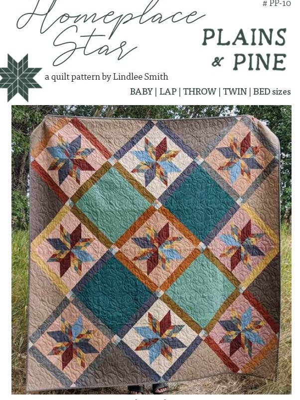 PP-10 Padrão de Colcha Estrela Homeplace por atacado de Plains and Pine