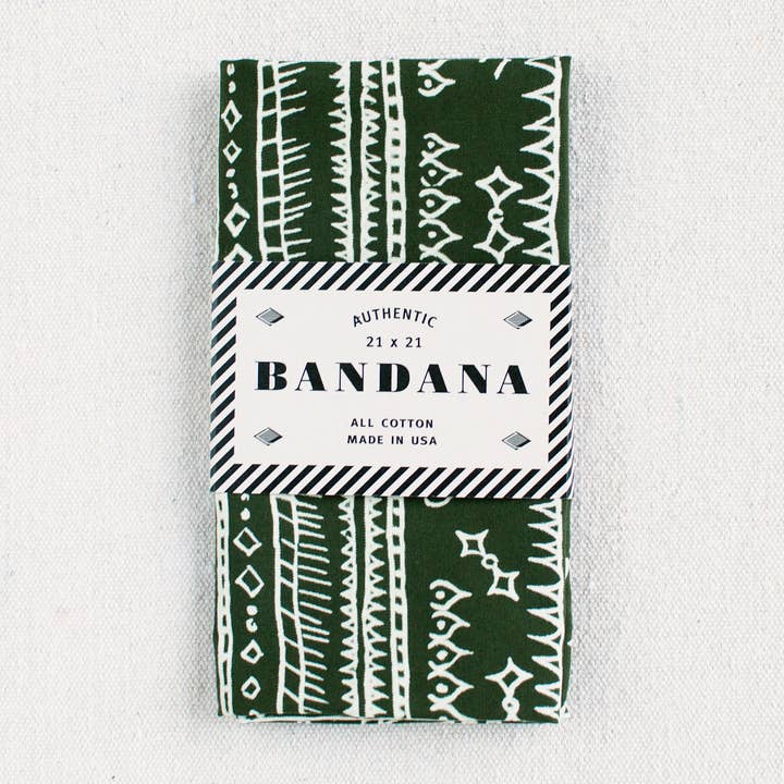 Olive Diamond Bandana for wholesale by Abracadana