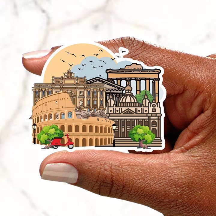 Rome Sticker for wholesale by simply blessed shy