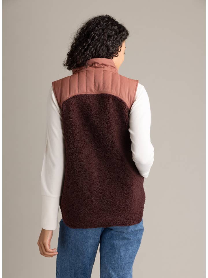 LIV Outdoor - Wholesale Outerwear Vest - Women's - Women's Vela Hybrid Berber Vest6