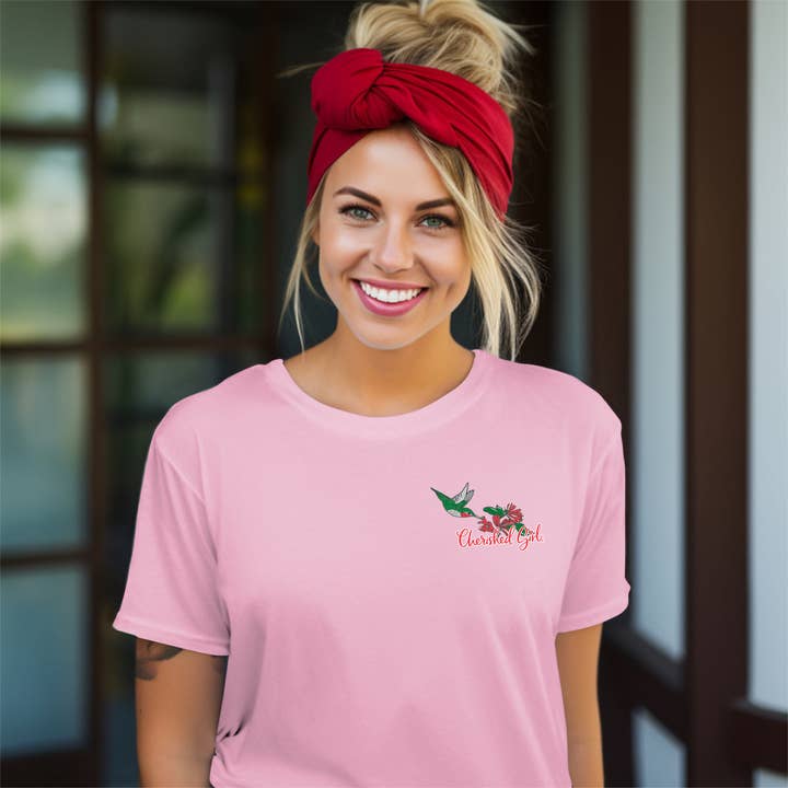 Classic Pink Cherished Girl Womens T-Shirt I'll Fly Away for wholesale on Faire