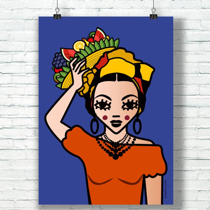 Carmen Miranda - Poster - Original Creation for wholesale by T FOR TIGER