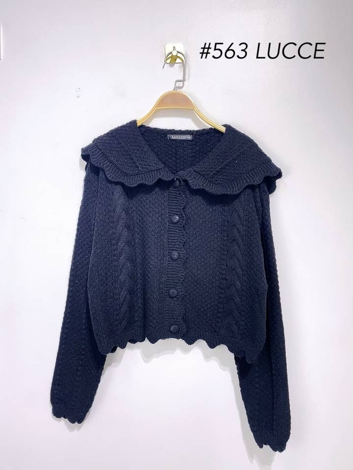 LUCCE - Wholesale Cardigan - Women's - Chunky knit cardigan - 5633