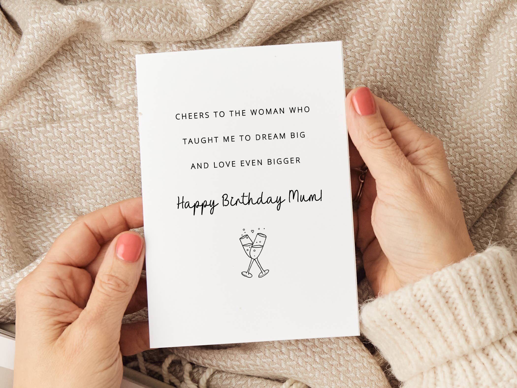 Doodle & Design - Wholesale Birthday Card - Happy Birthday Mum Card, Mum Birthday Card0