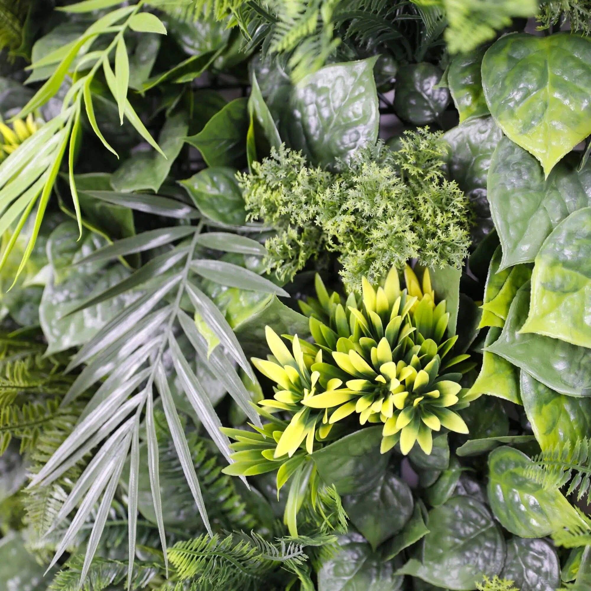 Designer Plants - Wholesale Artificial plant - Luxury Flowering Hawaiian Sunrise Artificial Vertical Garden 40" x 40" 11SQ FT Commercial Grade UV Resistant4