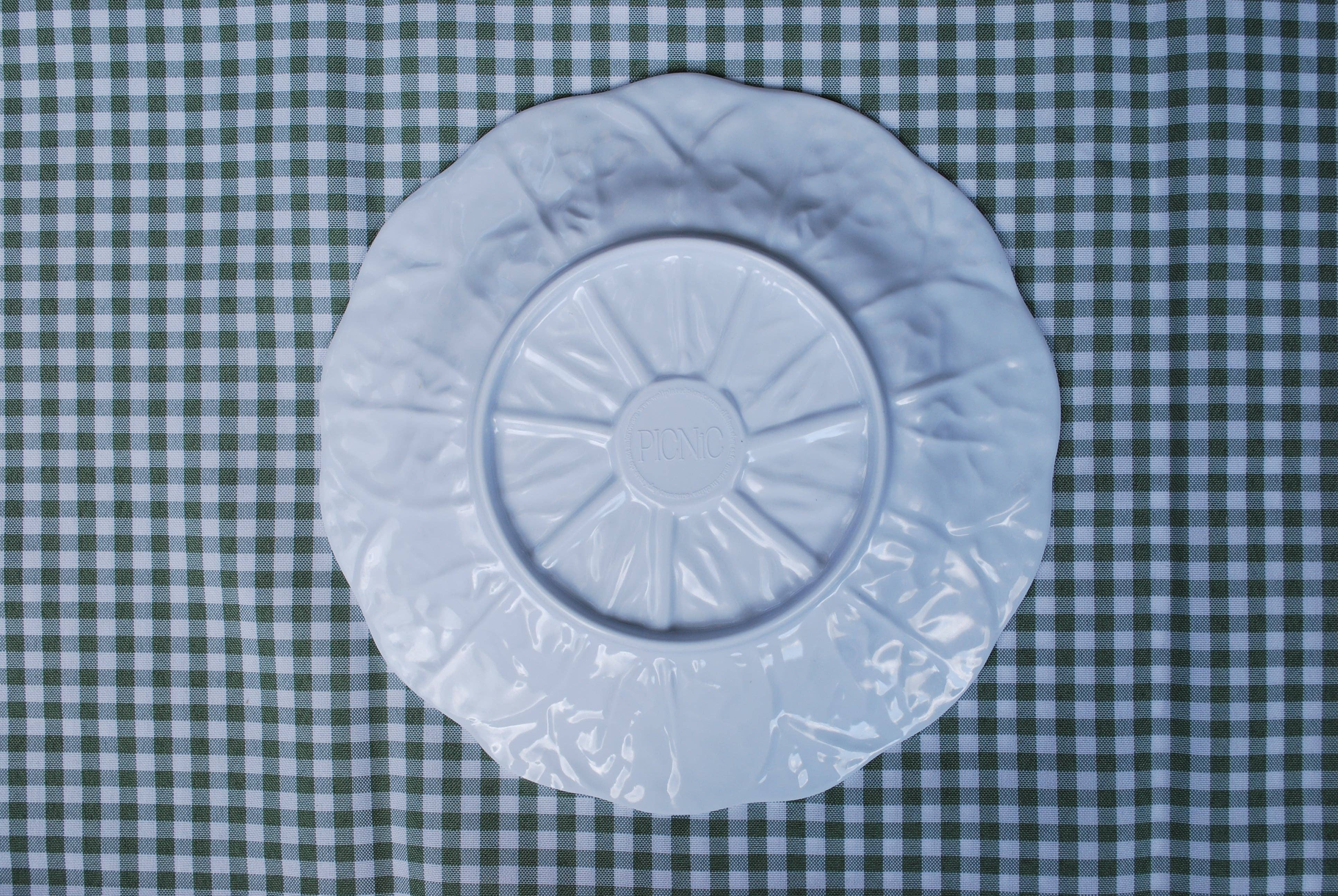 PICNiC – wholesale Salad plate – White Cabbage Plates (Set of 4)3
