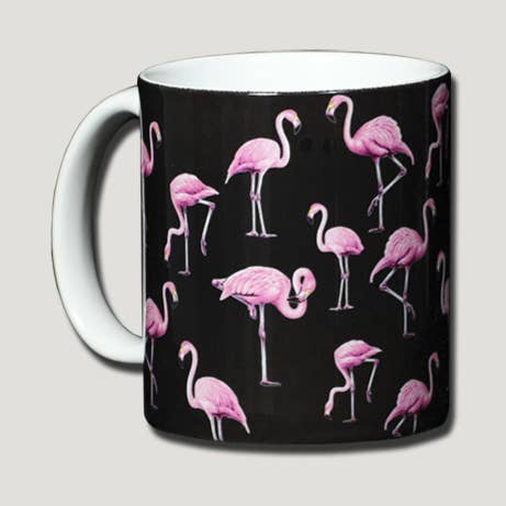 Flamingos 11 oz keramisk krus for engroshandel hos Atlas Screen Printing