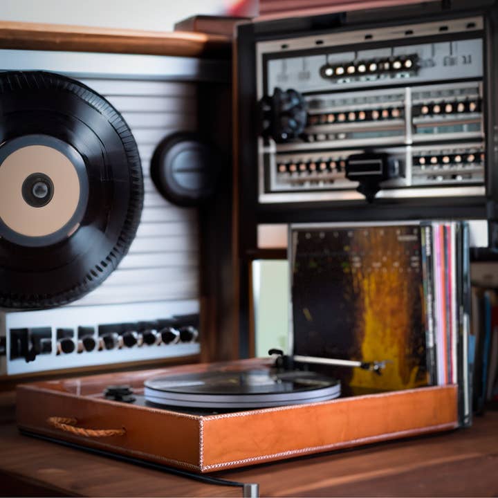 Bati Goods - Wholesale Decorative Tray - Grande | 23" Leather Ottoman Tray w/ Embroidered Handles6