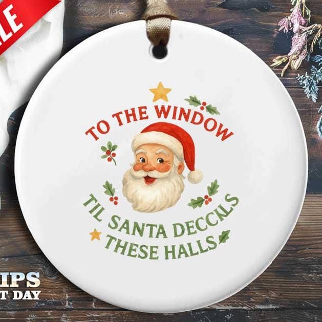 Fino alla finestra, fino al muro, finché Babbo Natale non addobba questi 3. per la vendita all'ingrosso da parte di VenusArtsShop