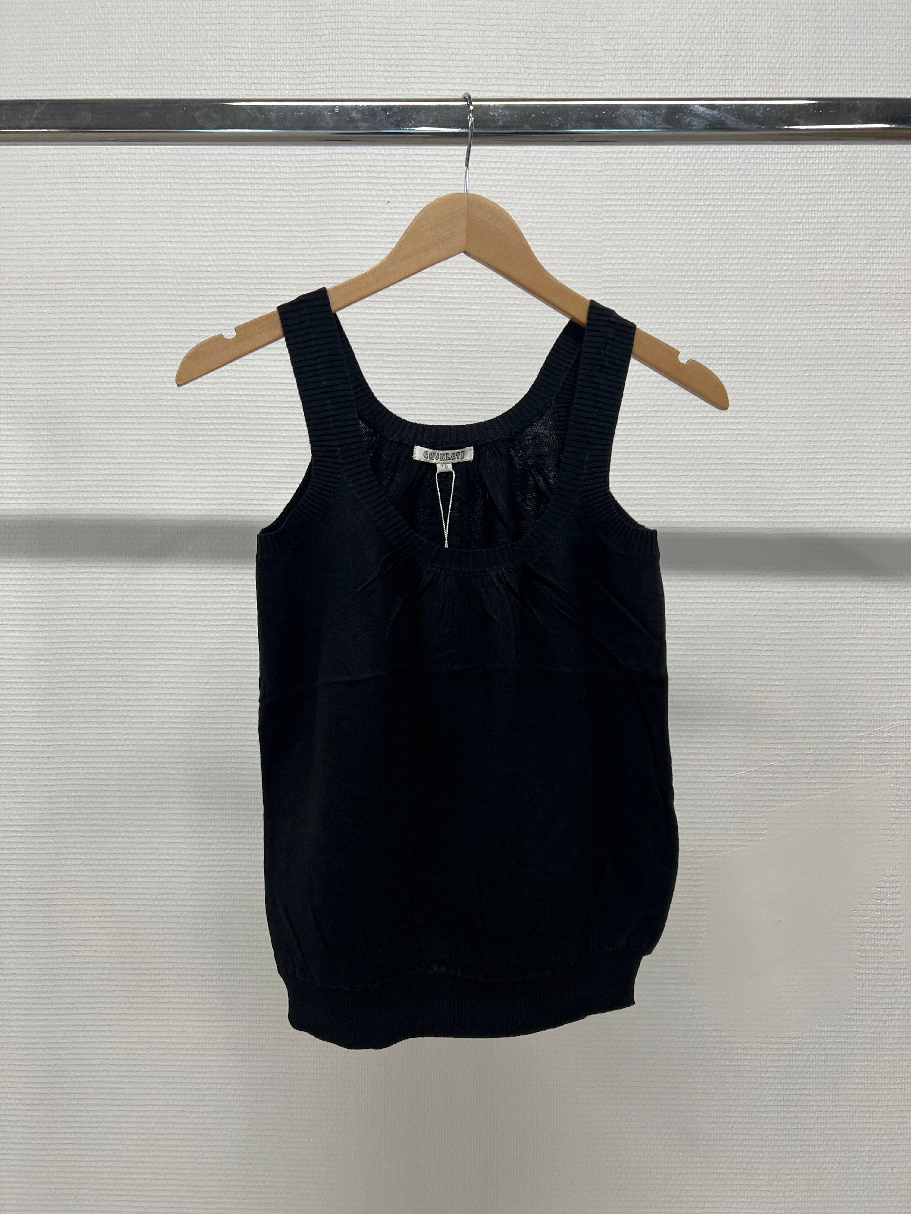 CHOKLATE PARIS - Wholesale Tank Top - Women's - Top tank round neck cotton knit - 25484