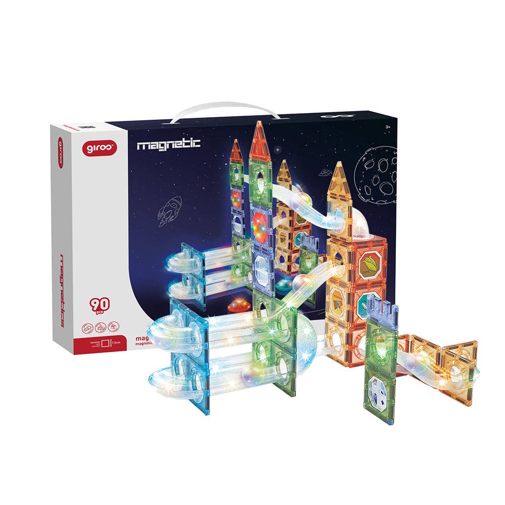 AJ Aguiar - Wholesale Building Set - Kids - Luminous Magnetic Game 90 Pcs1
