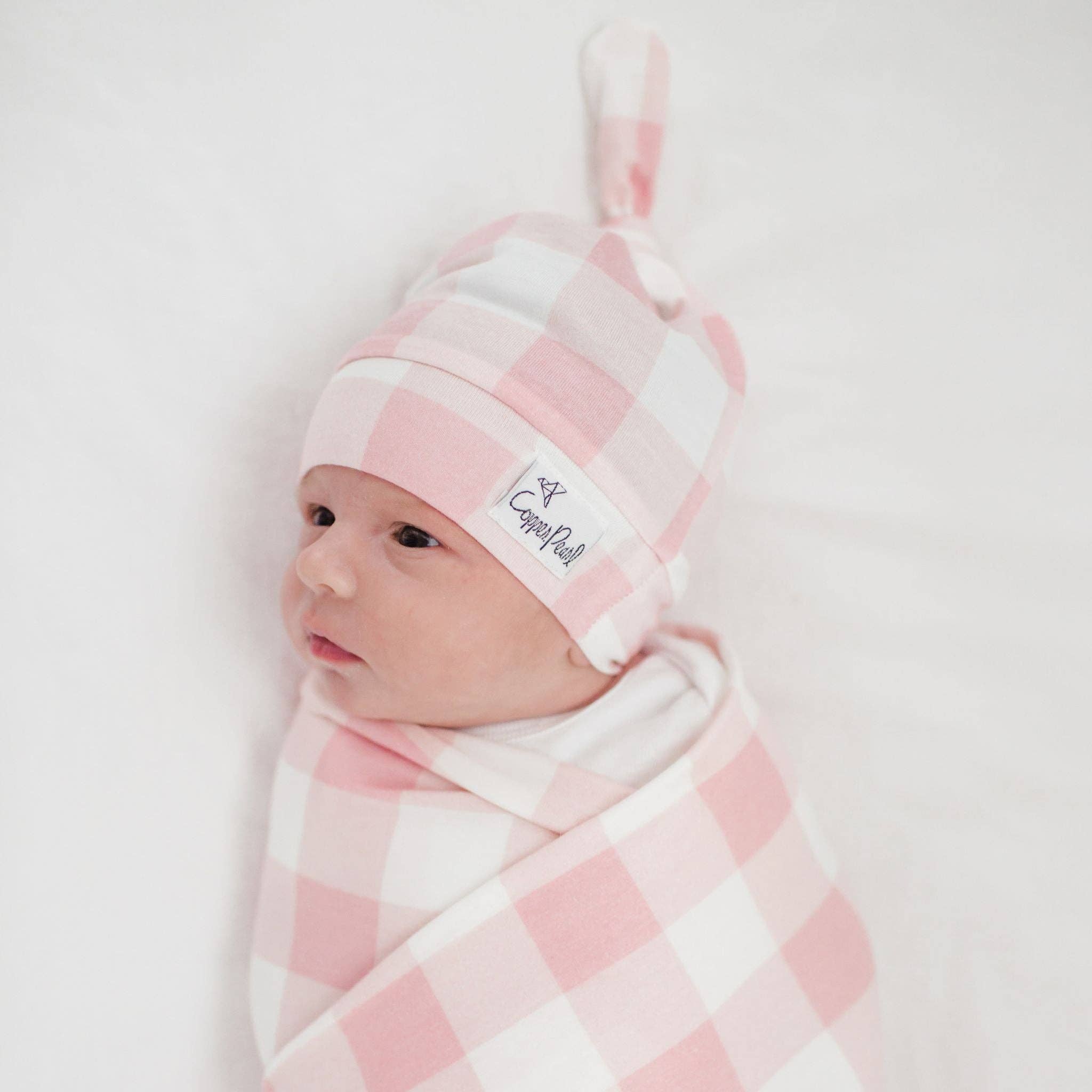 Copper Pearl - Wholesale Newborn/Knit Hat - Baby - Top Knot Hat - London8