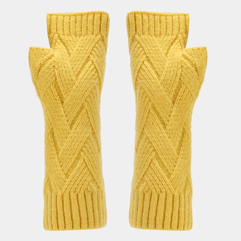 Dipped Shop - Wholesale Winter Accessory Set - Women's - 3PCS Solid Color Twist Hat & Scarf Sets DPHS034410