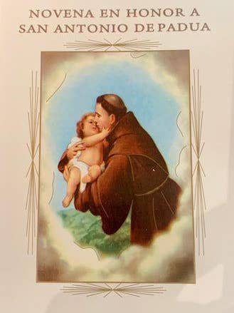 NOVENA EN HONOR A SAN ANTONIO DE PADÚA for wholesale by SAN JUDITAS RELIGIOUS ARTICLES