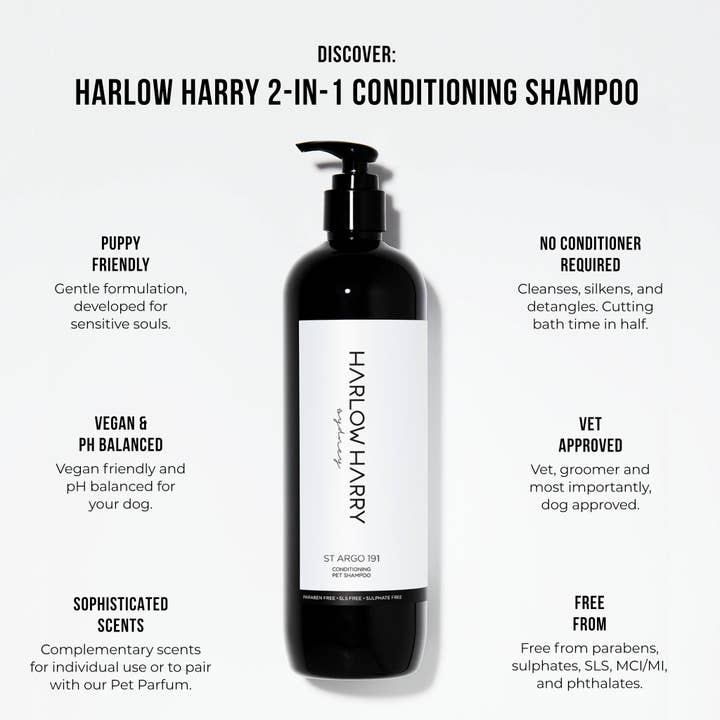 HARLOW HARRY - Wholesale Pet Shampoo - Dog - 2-in-1 Conditioning Dog Shampoo | Solera 145