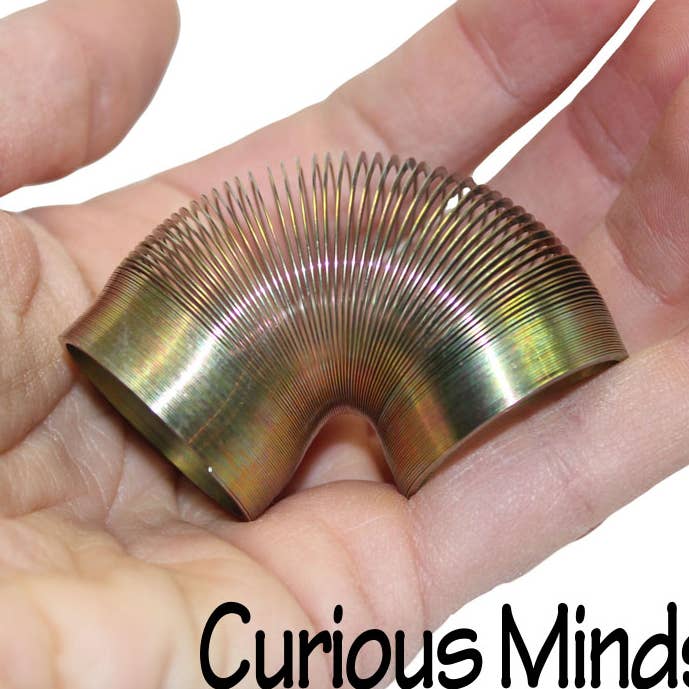 Curious Minds Toys - Wholesale Fidgetspeelgoed - Kinderen - 1 klein metalen springspeeltje - Sensory Fidget Toy0
