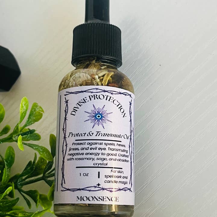 Moonsence - Wholesale Meditation Supplies - Divine Protection Oil –Protection & Transmuting Ritual Oil2