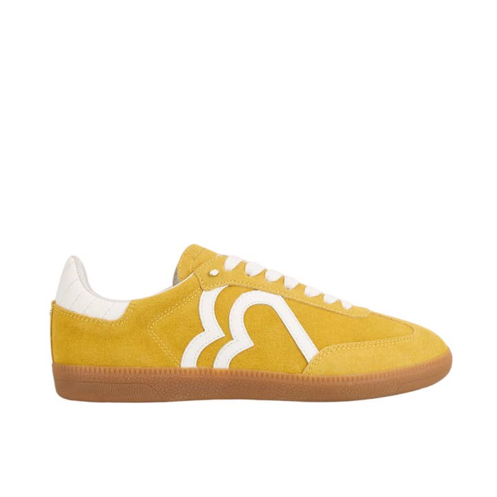 Billie-Suede Yellow White for wholesale by Bons Baisers Paris
