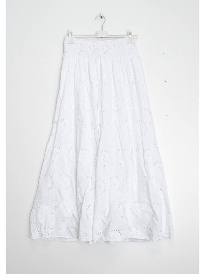 Happy look - Wholesale Pants - Women's - English embroidered wide legs pantsĀ 7