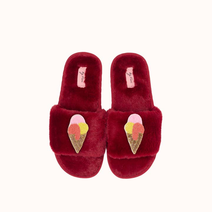 by Vivi. - Wholesale Slippers - Women's - Slippers Bordeaux1