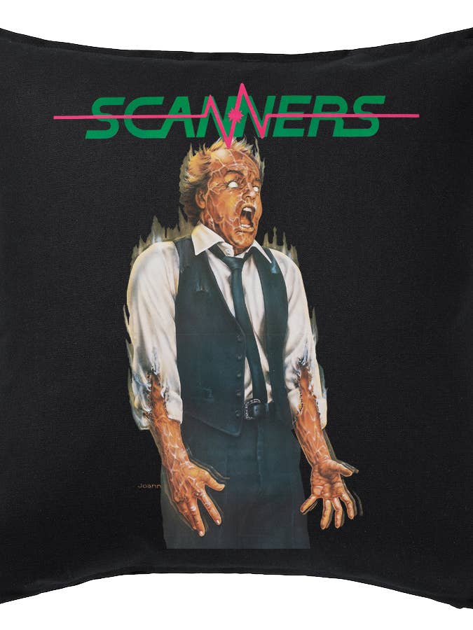 SCANNERS "FRENCH POSTER" PILLOW for wholesale by Atom Age Industries