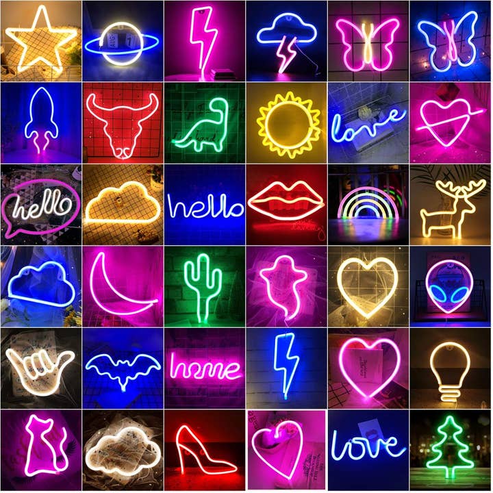 N. 6 Neon LED Banana in vendita all'ingrosso su Faire